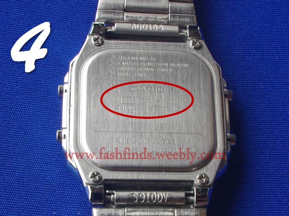 How to Identify a Fake Casio Watch 